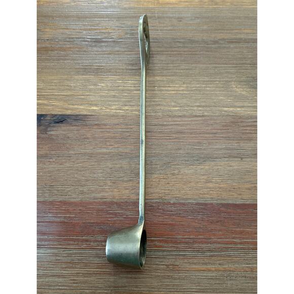 Victorian Antique Brass Candle Snuffer - Picture 3 of 5